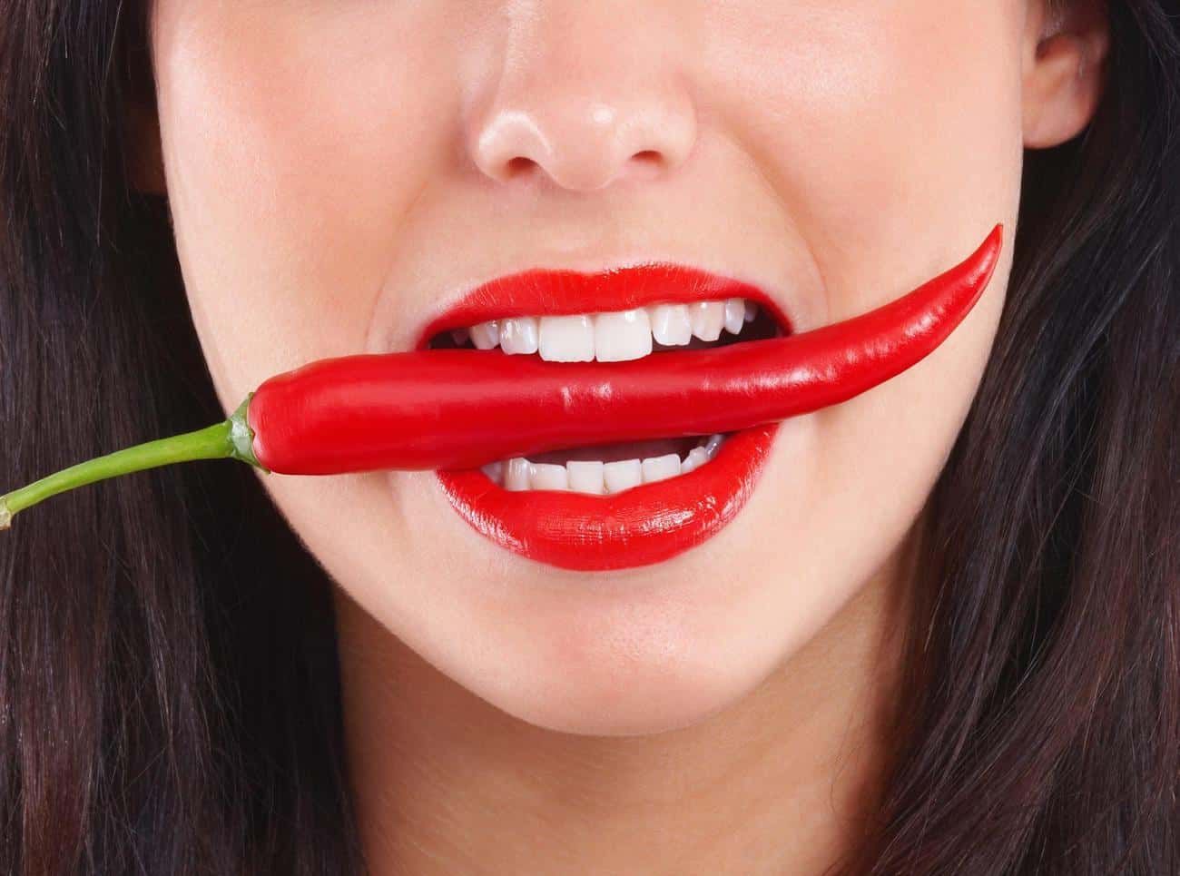 Close-up of a smile with immediate whitening results after treatment Newbury