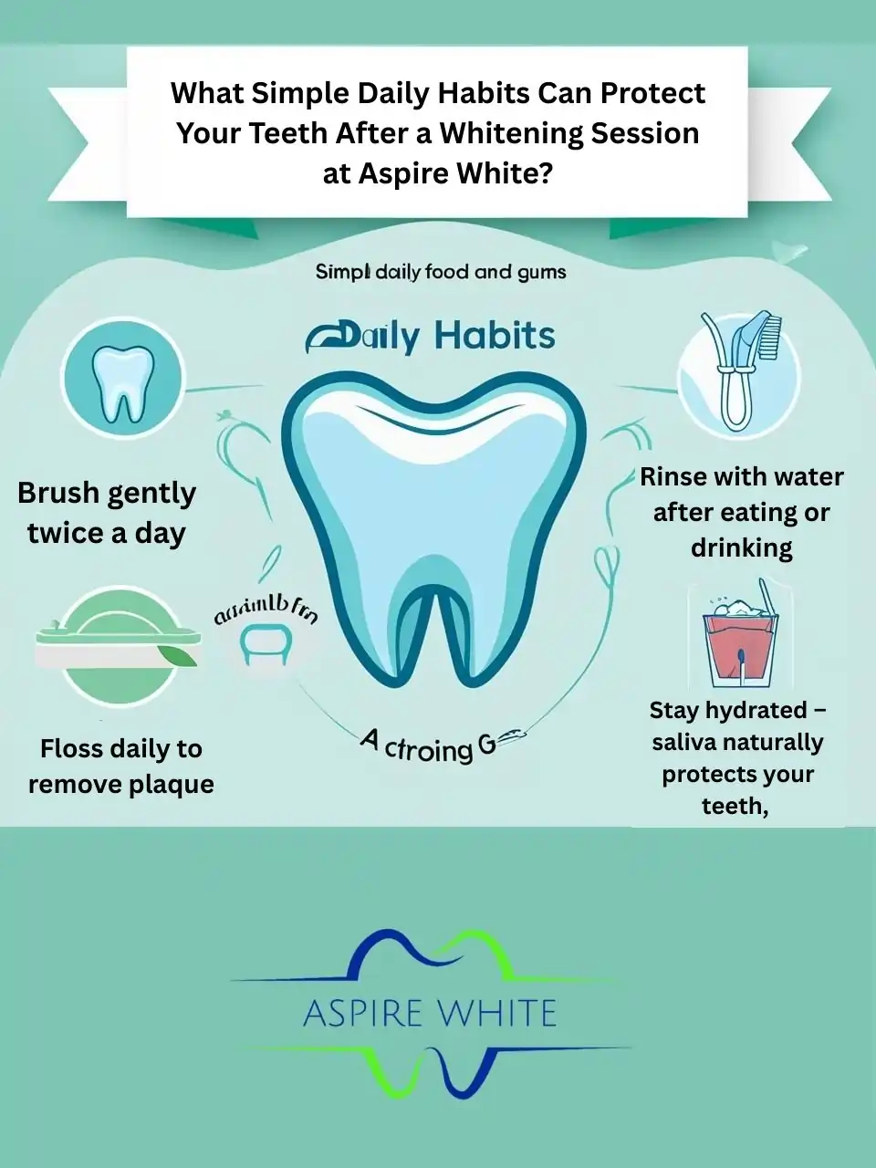 What Simple Daily Habits Can Protect Your Teeth After a Whitening Session at Aspire White Newbury